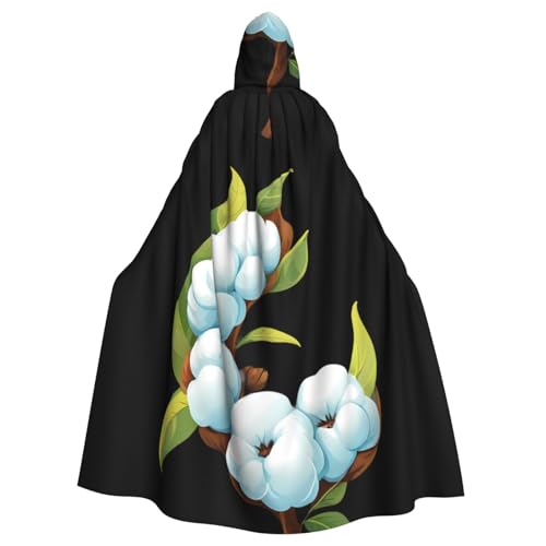WHJSSF Halbmondförmiger Baumwolldruck Halloween Erwachsene Kapuzenumhang – Super großer Kapuzenumhang ohne Reißverschluss WHJSSF Halbmondförmiger Baumwolldruck Halloween Erwachsene Kapuzenumhang – Super großer Kapuzenumhang ohne Reißverschluss von WHJSSF