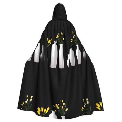 WHJSSF Halloween-Umhang mit Kapuze für Erwachsene, mit Vasen, super großer Kapuzenumhang, ohne Reißverschluss WHJSSF Halloween-Umhang mit Kapuze für Erwachsene, mit Vasen, super großer Kapuzenumhang, ohne Reißverschluss von WHJSSF
