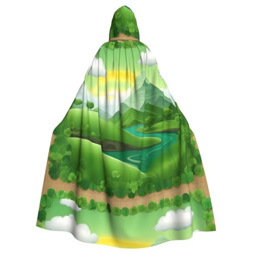 WHJSSF Happy St. Patrick's Day Prints Halloween Erwachsene Kapuzenumhang Umhang für Rollenspiele, Bühnenkostüme, Partys, pflegeleicht WHJSSF Happy St. Patrick's Day Prints Halloween Erwachsene Kapuzenumhang Umhang für Rollenspiele, Bühnenkostüme, Partys, pflegeleicht von WHJSSF