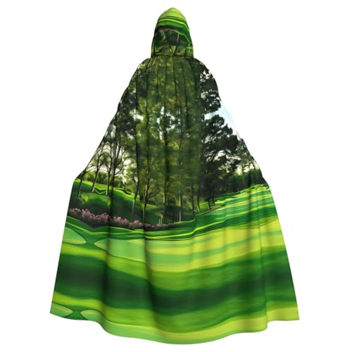 WHJSSF Kapuzenumhang für Erwachsene, Motiv: Golfplatz, Rasendruck, Halloween, Kapuzenumhang, ohne Reißverschluss WHJSSF Kapuzenumhang für Erwachsene, Motiv: Golfplatz, Rasendruck, Halloween, Kapuzenumhang, ohne Reißverschluss von WHJSSF