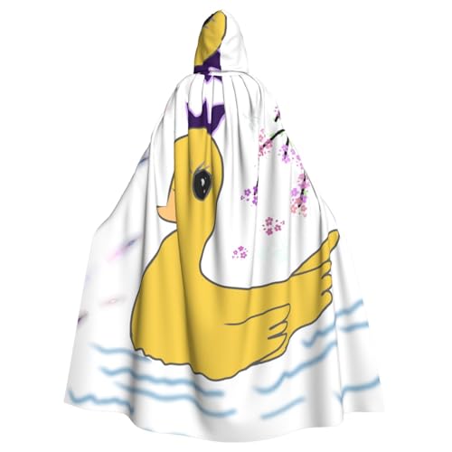 WHJSSF Kapuzenumhang mit kleiner gelber Ente für Halloween, Erwachsene, für Rollenspiele, Bühnenkostüme, Partys, pflegeleicht WHJSSF Kapuzenumhang mit kleiner gelber Ente für Halloween, Erwachsene, für Rollenspiele, Bühnenkostüme, Partys, pflegeleicht von WHJSSF
