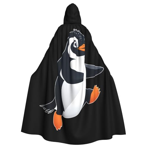 WHJSSF Kleiner Pinguin-Umhang mit Kapuze, für Erwachsene, für Rollenspiele, Bühnenkostüme, Partys, pflegeleicht WHJSSF Kleiner Pinguin-Umhang mit Kapuze, für Erwachsene, für Rollenspiele, Bühnenkostüme, Partys, pflegeleicht von WHJSSF