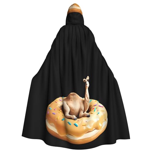 WHJSSF Little Camel On A Donut Prints Halloween Erwachsene Kapuzenumhang – Super großer Kapuzenumhang ohne Reißverschluss WHJSSF Little Camel On A Donut Prints Halloween Erwachsene Kapuzenumhang – Super großer Kapuzenumhang ohne Reißverschluss von WHJSSF