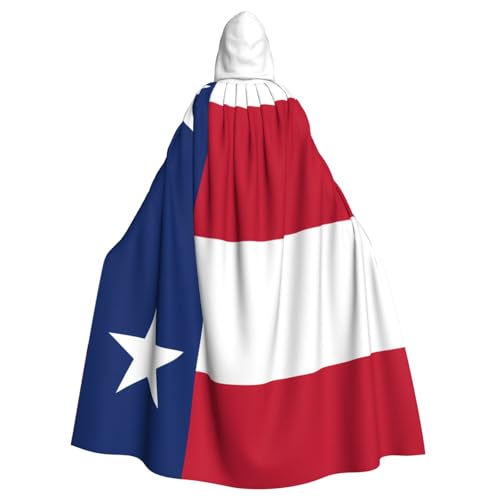 WHJSSF Umhang mit Kapuze für Erwachsene, Motiv: Flagge von Texas, für Rollenspiele, Bühnenkostüme, Partys, pflegeleicht WHJSSF Umhang mit Kapuze für Erwachsene, Motiv: Flagge von Texas, für Rollenspiele, Bühnenkostüme, Partys, pflegeleicht von WHJSSF