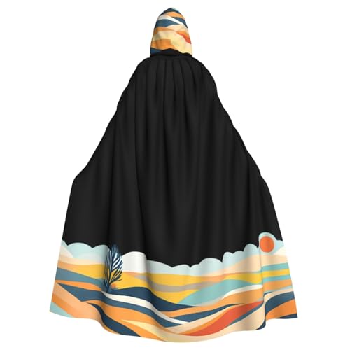 WHJSSF Umhang mit Kapuze für Erwachsene, Motiv: kleiner Baum im Sand, bedruckt, super groß, ohne Reißverschluss WHJSSF Umhang mit Kapuze für Erwachsene, Motiv: kleiner Baum im Sand, bedruckt, super groß, ohne Reißverschluss von WHJSSF