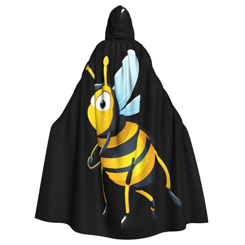 WHJSSF Umhang mit Kapuze für Erwachsene, Motiv: wütende kleine Biene, super großer Kapuzenumhang ohne Reißverschluss WHJSSF Umhang mit Kapuze für Erwachsene, Motiv: wütende kleine Biene, super großer Kapuzenumhang ohne Reißverschluss von WHJSSF