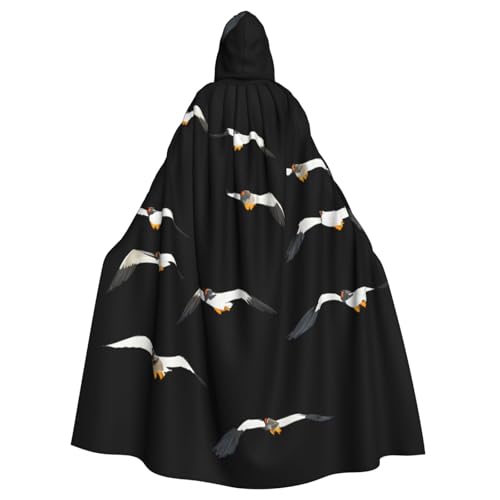 WHJSSF Umhang mit Zugvogel für Halloween, Erwachsenen-Kapuzenumhang – super großer Kapuzenumhang ohne Reißverschluss WHJSSF Umhang mit Zugvogel für Halloween, Erwachsenen-Kapuzenumhang – super großer Kapuzenumhang ohne Reißverschluss von WHJSSF
