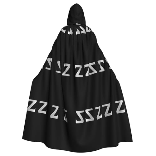 WHJWZY Always everywhere Printing aldult Halloween Hooded Cloak for men and womenused for parties prom von WHJWZY