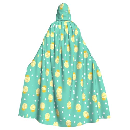 WHJWZY Ananas-Illustrationsdruck, Aldult-Halloween-Kapuzenumhang für Männer und Frauen, für Partys, Abschlussbälle WHJWZY Ananas-Illustrationsdruck, Aldult-Halloween-Kapuzenumhang für Männer und Frauen, für Partys, Abschlussbälle von WHJWZY