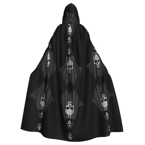 WHJWZY Bedruckter Skelett-Umhang mit Aldult-Motiv, Halloween-Kapuzenumhang für Männer und Frauen, für Partys, Abschlussbälle WHJWZY Bedruckter Skelett-Umhang mit Aldult-Motiv, Halloween-Kapuzenumhang für Männer und Frauen, für Partys, Abschlussbälle von WHJWZY