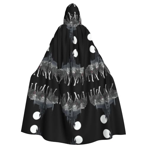WHJWZY Castle Guardian Printing Aldult Halloween Umhang mit Kapuze für Männer und Frauen verwendet für Partys Tanz WHJWZY Castle Guardian Printing Aldult Halloween Umhang mit Kapuze für Männer und Frauen verwendet für Partys Tanz von WHJWZY