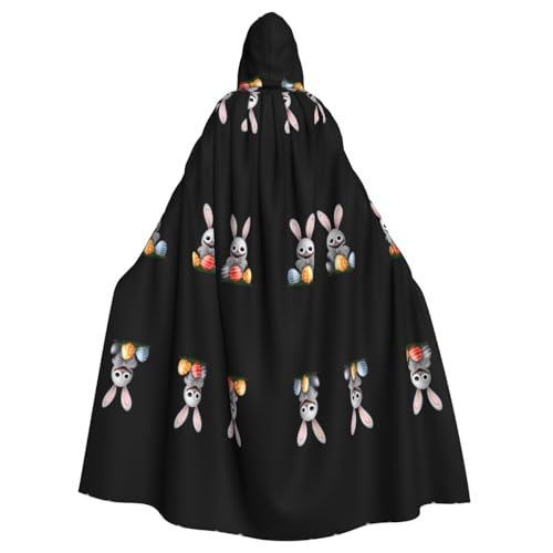 WHJWZY Der kleine Hase sucht nach Ostereiern, bedruckter Halloween-Kapuzenumhang für Männer und Frauen, für Partys, Abschlussbälle WHJWZY Der kleine Hase sucht nach Ostereiern, bedruckter Halloween-Kapuzenumhang für Männer und Frauen, für Partys, Abschlussbälle von WHJWZY