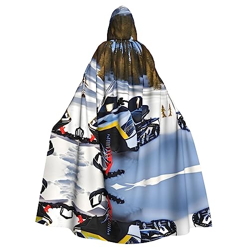 WHJWZY Fortschrittlicher Halloween-Kapuzenumhang mit Schneemobil für Damen und Herren, für Partys, Abschlussbälle WHJWZY Fortschrittlicher Halloween-Kapuzenumhang mit Schneemobil für Damen und Herren, für Partys, Abschlussbälle von WHJWZY