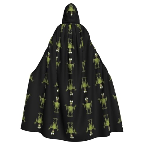 WHJWZY Frecher Frosch-Umhang mit Kapuze für Damen und Herren, für Partys, Abschlussbälle WHJWZY Frecher Frosch-Umhang mit Kapuze für Damen und Herren, für Partys, Abschlussbälle von WHJWZY