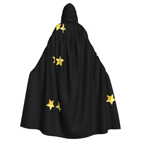 WHJWZY Fünfzackiger Umhang mit Kapuze für Damen und Herren, für Partys und Abschlussbälle WHJWZY Fünfzackiger Umhang mit Kapuze für Damen und Herren, für Partys und Abschlussbälle von WHJWZY
