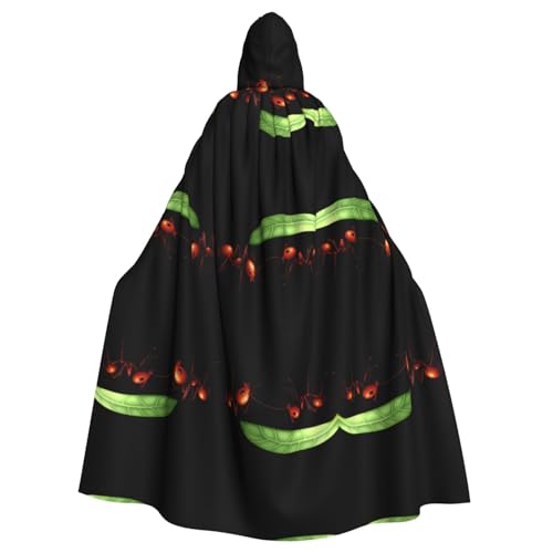 WHJWZY Kleine Ameisen, die sich vor dem Regen verstecken, Halloween-Kapuzenumhang für Männer und Frauen, für Partys, Abschlussbälle WHJWZY Kleine Ameisen, die sich vor dem Regen verstecken, Halloween-Kapuzenumhang für Männer und Frauen, für Partys, Abschlussbälle von WHJWZY