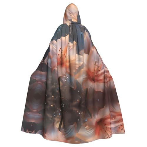 WHJWZY Magischer Zinnober-Druck, Aldult Halloween-Kapuzenumhang für Männer und Frauen, für Partys, Abschlussbälle WHJWZY Magischer Zinnober-Druck, Aldult Halloween-Kapuzenumhang für Männer und Frauen, für Partys, Abschlussbälle von WHJWZY