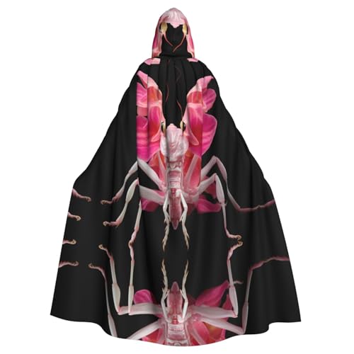 WHJWZY Orchideen-Umhang mit betender Mantis-Druck, Aldult für Halloween und Herren für Partys und Abschlussbälle WHJWZY Orchideen-Umhang mit betender Mantis-Druck, Aldult für Halloween und Herren für Partys und Abschlussbälle von WHJWZY