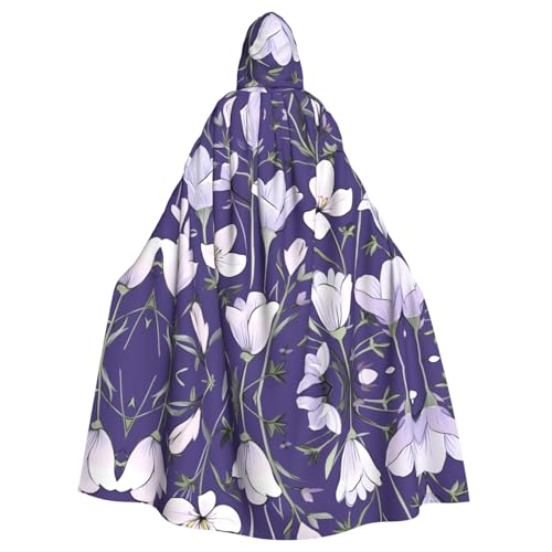 WHJWZY Rhododendron-Illustrationsdruck, Aldult-Halloween-Kapuzenumhang für Männer und Frauen, für Partys, Abschlussbälle WHJWZY Rhododendron-Illustrationsdruck, Aldult-Halloween-Kapuzenumhang für Männer und Frauen, für Partys, Abschlussbälle von WHJWZY