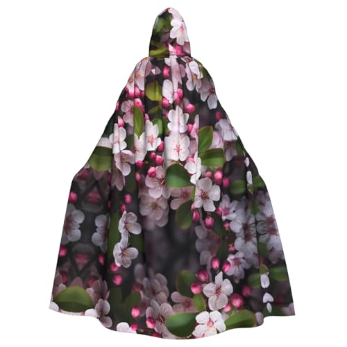 WHJWZY Schöner Halloween-Kapuzenumhang mit Pflaumenblüten für Damen und Herren, für Partys, Abschlussbälle WHJWZY Schöner Halloween-Kapuzenumhang mit Pflaumenblüten für Damen und Herren, für Partys, Abschlussbälle von WHJWZY