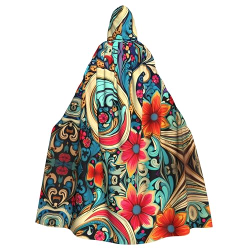 WHJWZY Umhang mit Kapuze in Blumenform, für Damen und Herren, für Partys, Abschlussbälle von WHJWZY