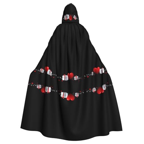 WHJWZY Valentinstagsgeschenk, Bild, Aldult Halloween, Kapuzenumhang für Männer und Frauen, für Partys, Abschlussbälle WHJWZY Valentinstagsgeschenk, Bild, Aldult Halloween, Kapuzenumhang für Männer und Frauen, für Partys, Abschlussbälle von WHJWZY