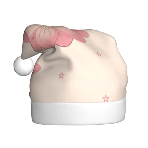 WHJWZY Weihnachtsmütze für Erwachsene, festliches Accessoire, Halloween, jährliche Zeremonien, Feiertagsfeiern, kleine Kirschblüten WHJWZY Weihnachtsmütze für Erwachsene, festliches Accessoire, Halloween, jährliche Zeremonien, Feiertagsfeiern, kleine Kirschblüten von WHJWZY