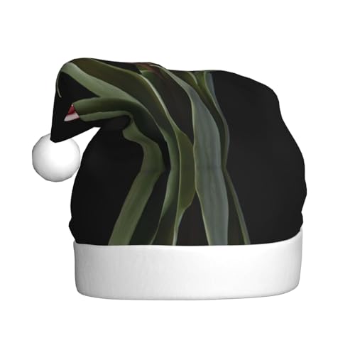 WHJWZY Weihnachtsmütze für Erwachsene – festliches Accessoire, Halloween, jährliche Zeremonien, Feiertage, Partys, Tulpenblumen von WHJWZY