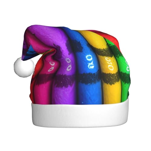 WHJWZY Weihnachtsmütze für Erwachsene – festliches Accessoire, Halloween, jährliche Zeremonien, Feiertage, Partys, farbige Buntstifte WHJWZY Weihnachtsmütze für Erwachsene – festliches Accessoire, Halloween, jährliche Zeremonien, Feiertage, Partys, farbige Buntstifte von WHJWZY