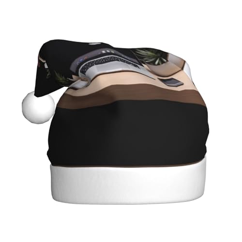 WHJWZY Weihnachtsmütze für Erwachsene – festliches Accessoire, Halloween, jährliche Zeremonien, Feiertage, Partys, warmer Bürobereich von WHJWZY