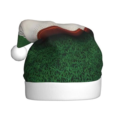 WHJWZY Weihnachtsmütze für Erwachsene – festliches Accessoire für Halloween, jährliche Zeremonien, Feiertagsfeiern, weiße Rugby-Ball-Drucke WHJWZY Weihnachtsmütze für Erwachsene – festliches Accessoire für Halloween, jährliche Zeremonien, Feiertagsfeiern, weiße Rugby-Ball-Drucke von WHJWZY