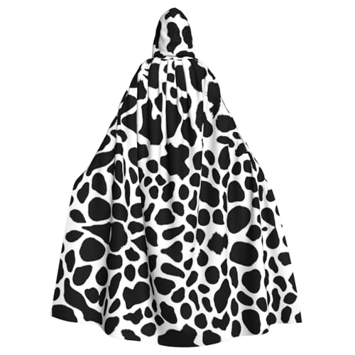 WHJYYXDE Bedruckter Halloween-Kapuzenumhang mit Kuhfell-Aufdruck, geeignet für Cosplay-Kostüme, Weihnachtsfeiern WHJYYXDE Bedruckter Halloween-Kapuzenumhang mit Kuhfell-Aufdruck, geeignet für Cosplay-Kostüme, Weihnachtsfeiern von WHJYYXDE