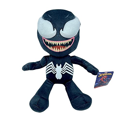 Marvel, Spiderman Schurken Plüschtier, The Lizard, Doctor Octopus, Carnage, Venom und Green Goblin – 28-33 cm (11-13 Zoll), offizielles Lizenzprodukt (Venom) von WHL