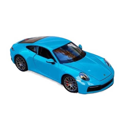 1:24 Für Porsche 911 Carrera 4S Legierungsautomodelle Maßstabmodellbausätze Zu Öffnende Türen Fahrzeugdekorative Souvenirs(Blue) von WHYMIRRJ