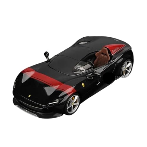 WHYMIRRJ 1:24 Für Ferrari Monza SP1 Legierung Automodelle Maßstabmodellbausätze Zu Öffnende Türen Fahrzeug Dekorative Souvenirs(Black) von WHYMIRRJ