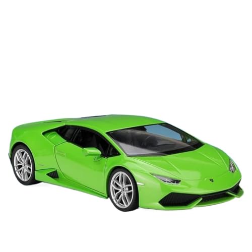 WHYMIRRJ 1:24 Für Lamborghini Huracan LP610-4 Legierung Automodelle Maßstabmodellbausätze Zu Öffnende Türen Fahrzeug Dekorativ(Green) von WHYMIRRJ