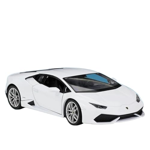 WHYMIRRJ 1:24 Für Lamborghini Huracan LP610-4 Legierung Automodelle Maßstabmodellbausätze Zu Öffnende Türen Fahrzeug Dekorativ(White) von WHYMIRRJ