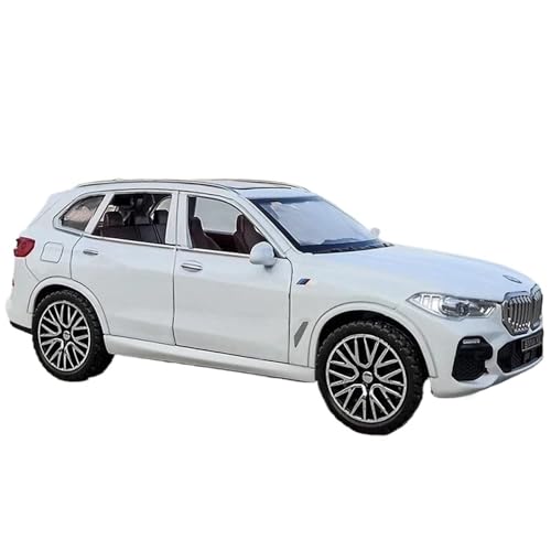 WHYMIRRJ 1:32 Für BMW X5 SUV Maßstab Legierung Automodelle Öffnende Türen Fahrzeuganzeige Sammlung Ornamente Souvenirs(White) von WHYMIRRJ