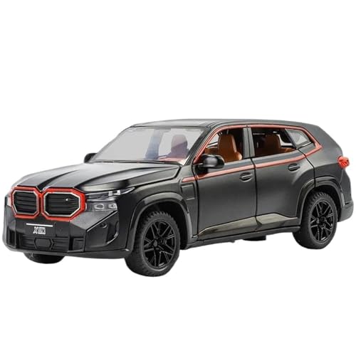 WHYMIRRJ 1:32 Für BMW XM SUV Legierung Automodelle Maßstabmodellbausätze Öffnende Türen Fahrzeug Dekorative Souvenirs(Black) von WHYMIRRJ