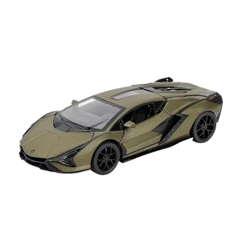 WHYMIRRJ 1:32 Für Lamborghini Maßstab Druckguss-Legierung Automodell Sound & Licht Pullback Action Dekorative Souvenirs(Green) von WHYMIRRJ