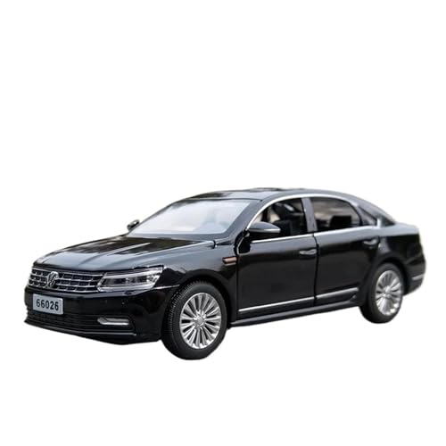 WHYMIRRJ 1:32 Für VW Passat Diecast Alloy Automodelle Maßstabmodellbausätze Mit Zu Öffnenden Türen Fahrzeugdekorative Souvenirs(Black) von WHYMIRRJ
