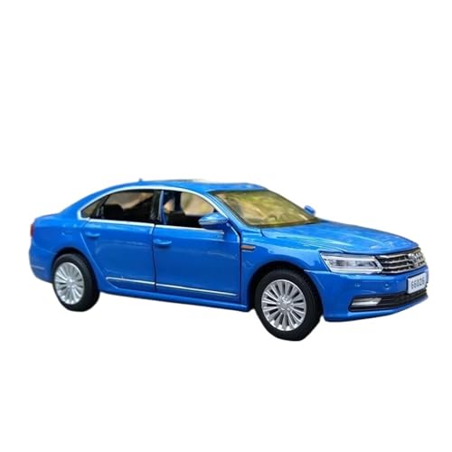 WHYMIRRJ 1:32 Für VW Passat Diecast Alloy Automodelle Maßstabmodellbausätze Mit Zu Öffnenden Türen Fahrzeugdekorative Souvenirs(Blue) von WHYMIRRJ