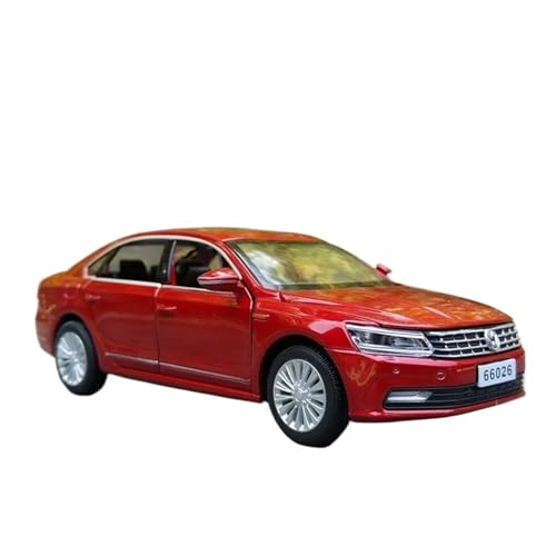 WHYMIRRJ 1:32 Für VW Passat Diecast Alloy Automodelle Maßstabmodellbausätze Mit Zu Öffnenden Türen Fahrzeugdekorative Souvenirs(Red) von WHYMIRRJ