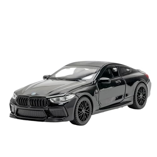 WHYMIRRJ 1:32 für BMW M8 Maßstab Druckguss-Legierung Automodelle Öffnende Türen Fahrzeug Display Sammlung Ornamente Souvenirs(Black) von WHYMIRRJ