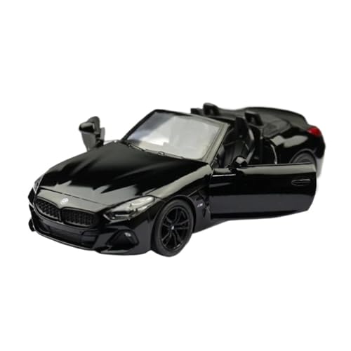 WHYMIRRJ 1:34 Für BMW Z4 Druckguss-Legierung Automodelle Maßstabmodellbausätze Zu Öffnende Türen Fahrzeug Dekorative Souvenirs(Black) von WHYMIRRJ