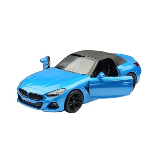 WHYMIRRJ 1:34 Für BMW Z4 Druckguss-Legierung Automodelle Maßstabmodellbausätze Zu Öffnende Türen Fahrzeug Dekorative Souvenirs(Blue) von WHYMIRRJ
