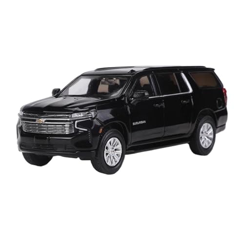 WHYMIRRJ 1:64 Für Cadillac Escalade Für Chevrolet Suburban Für Toyota Crown Scale Alloy Car Models Vorgefertigtes Fahrzeugmodell(Suburban Black) von WHYMIRRJ