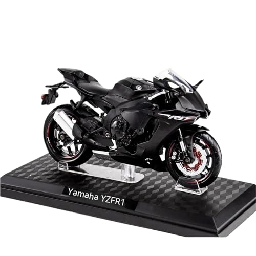 WHYMIRRJ Diecast 1:12 2020 für Yamaha YZF-R6 Maßstab Motorrad Modell Metall mit Kunststoffteilen Motorrad dekorative Souvenirs Geschenk (schwarz) von WHYMIRRJ