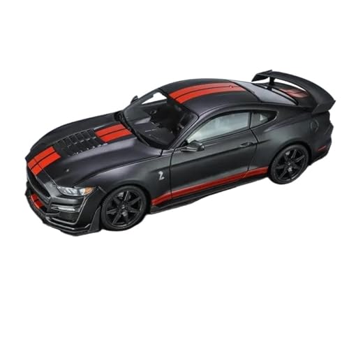 WHYMIRRJ Diecast 1:18 für Ford Mustang Shelby GT500 2020 Legierung Auto Modelle Opable Doors Sammlerstück Metall Fahrzeug Souvenirs Vorgefertigte Fahrzeuge Modell (Schwarz) von WHYMIRRJ
