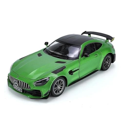 WHYMIRRJ Diecast 1:18 für GTR-Supersportwagen, Druckguss, Legierung, Auto-Modell, offene Türen, realistische Automodelle, dekorative Souvenirs, vorgefertigte Fahrzeuge, Modell (grün) von WHYMIRRJ